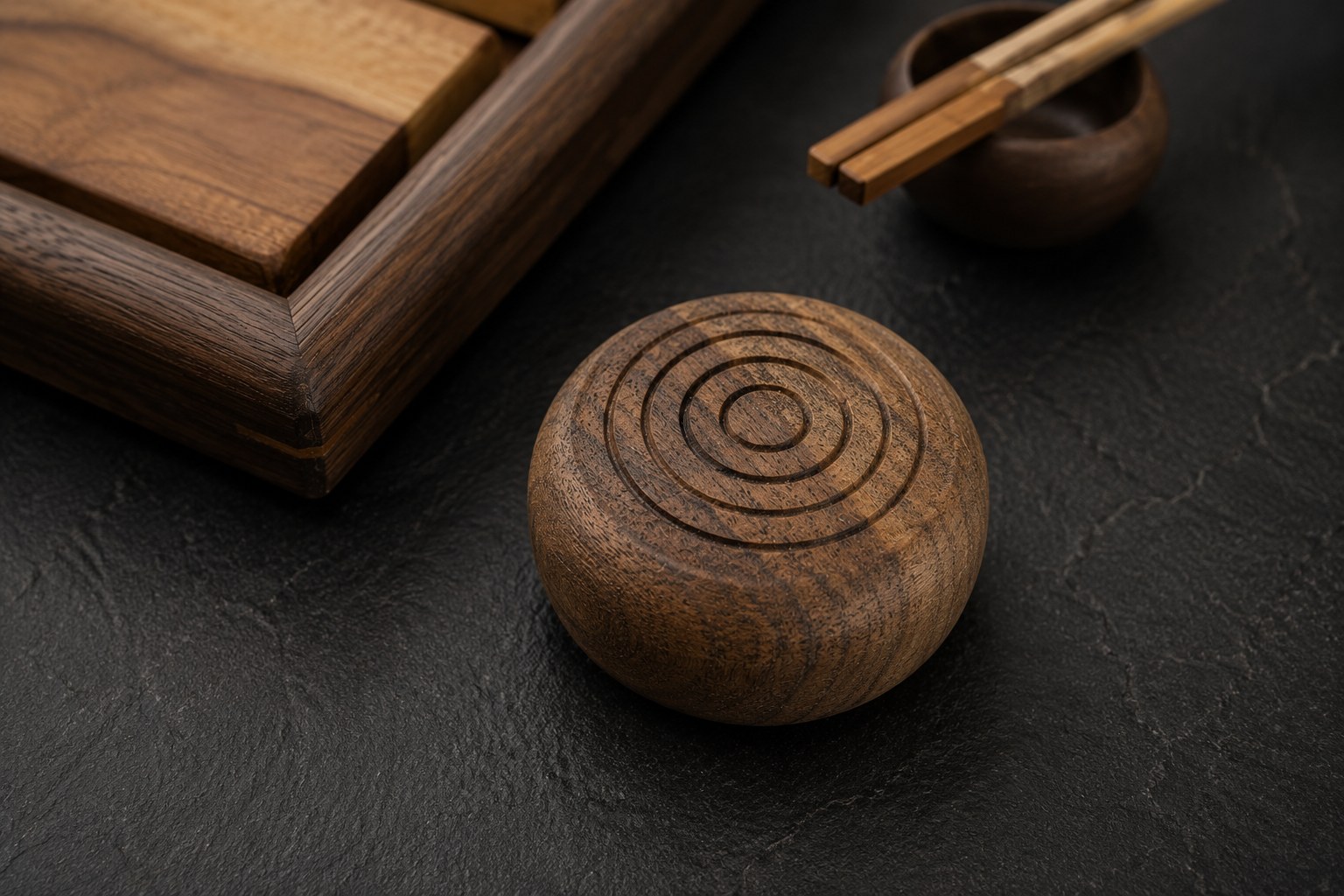 Detail — bowl carving